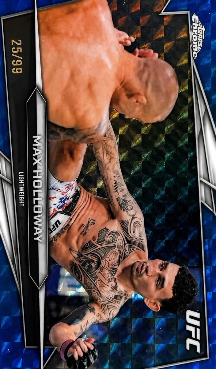 2026 Max Holloway [Blue Geometric Refractor] #100