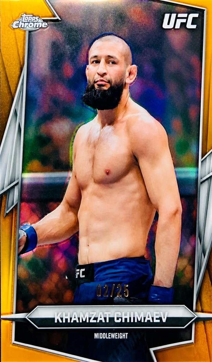 2026 Khamzat Chimaev [Orange Refractor] #125