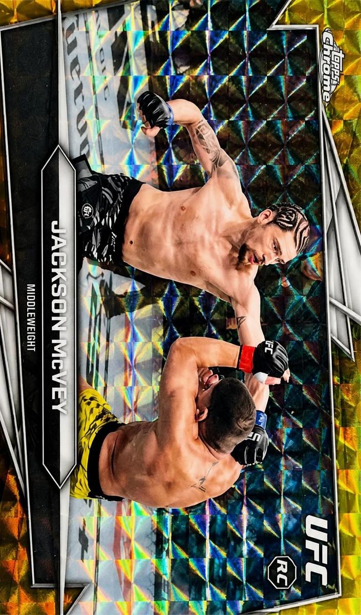 2026 Topps Chrome Jackson McVey [Gold Geometric Refractor] #133 card