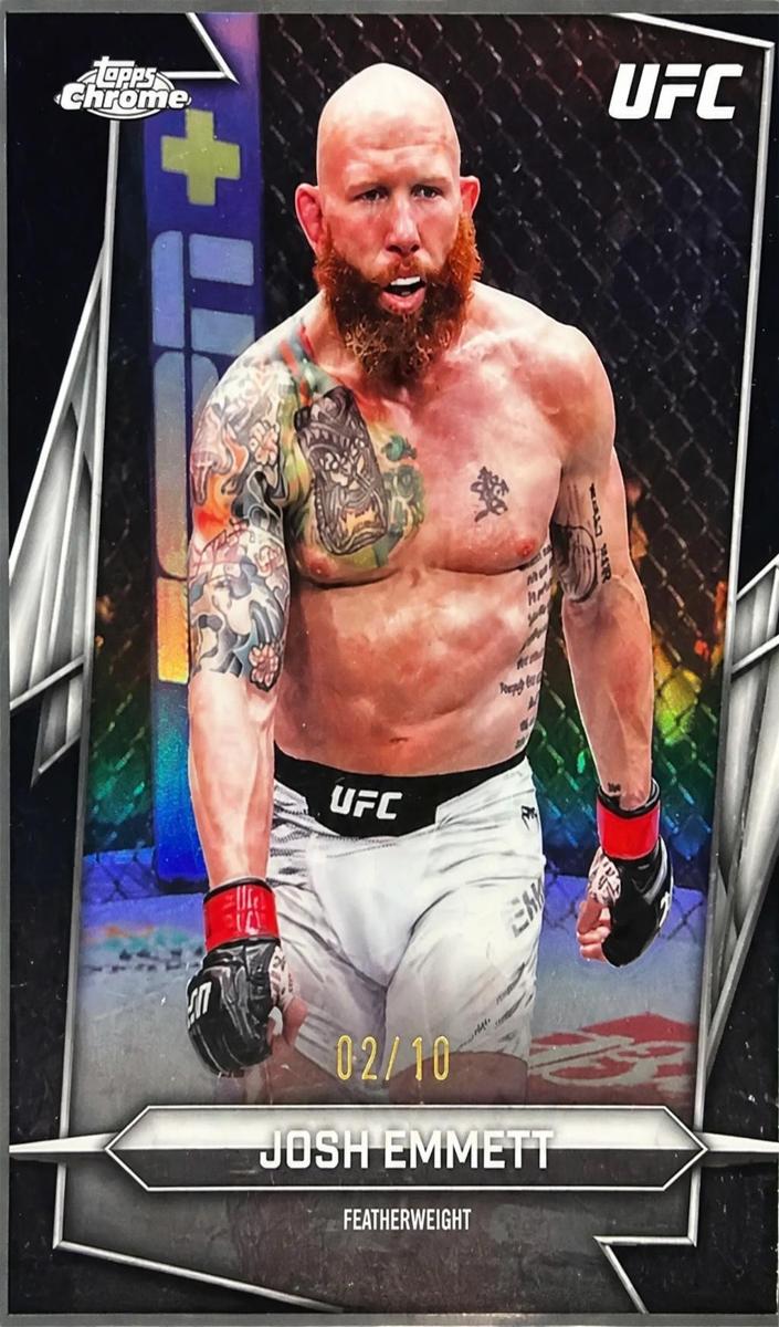 2026 Josh Emmett [Black Refractor] #141