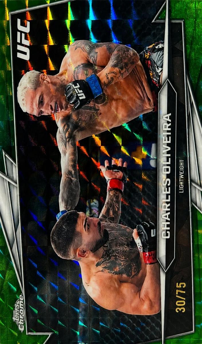 2026 Charles Oliveira [Green Geometric Refractor] #150