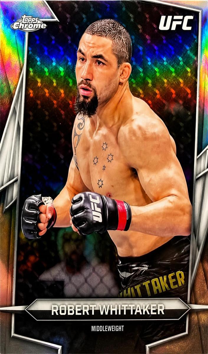 2026 Topps Chrome Robert Whittaker [Refractor] #161 card