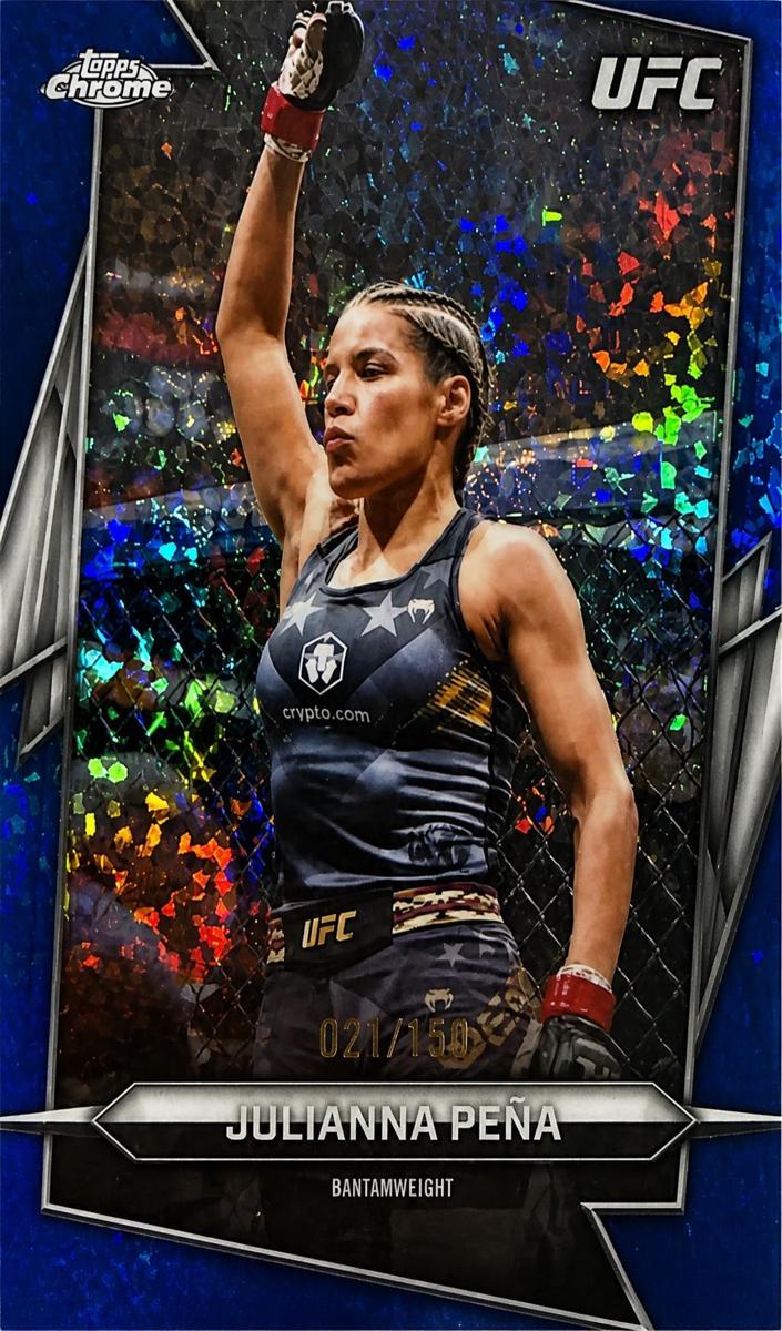 2026 Julianna Pena [Blue Mini-Diamonds Refractor] #175