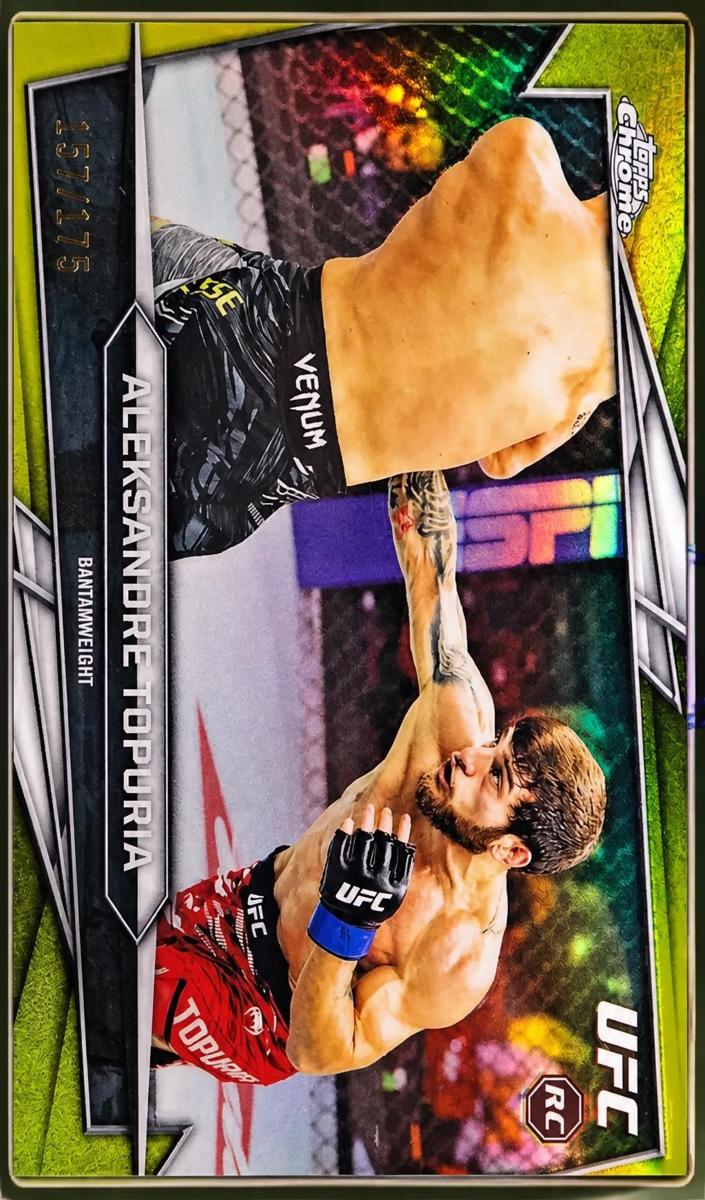 2026 Aleksandre Topuria [Yellow Refractor] #187