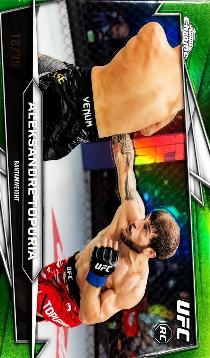 2026 Aleksandre Topuria [Green Refractor] #187