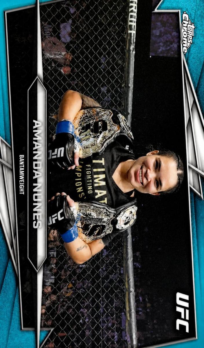 2026 Amanda Nunes [Teal Refractor] #195