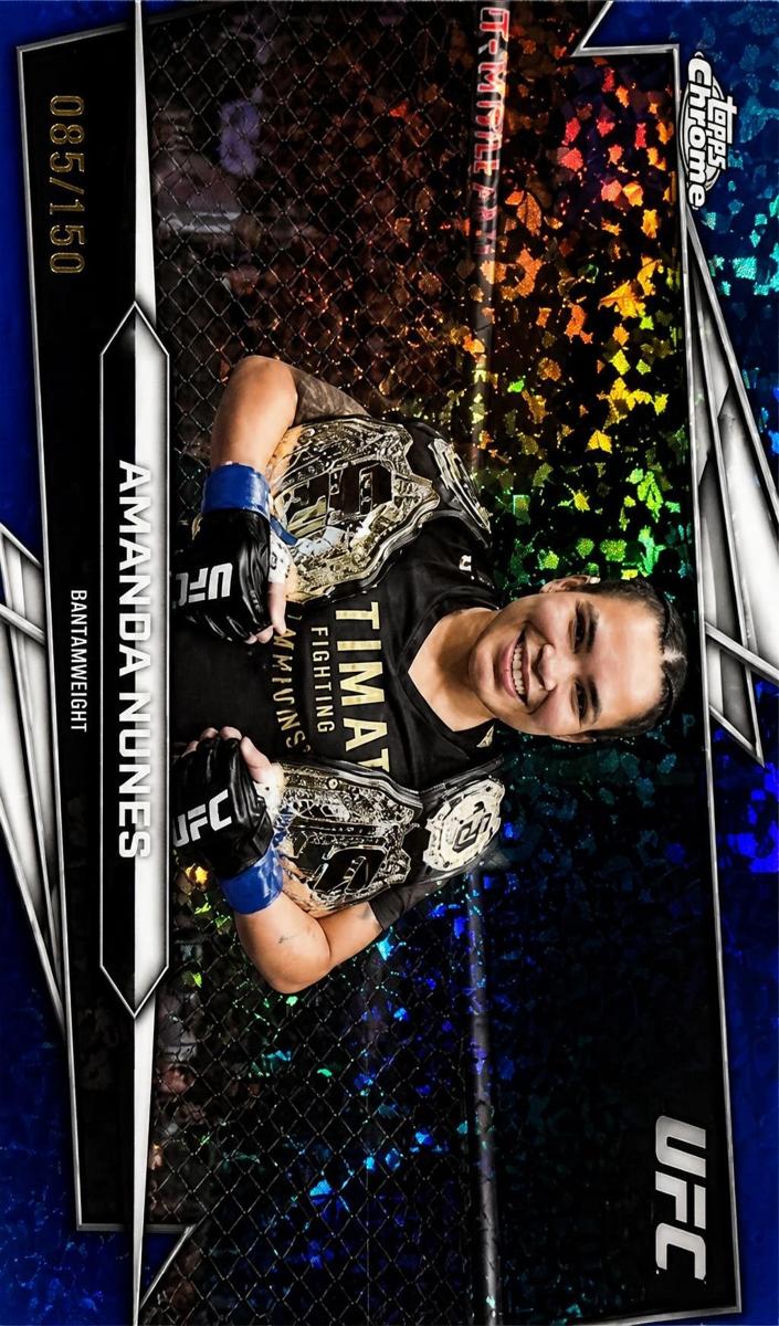 2026 Amanda Nunes [Blue Refractor] #195