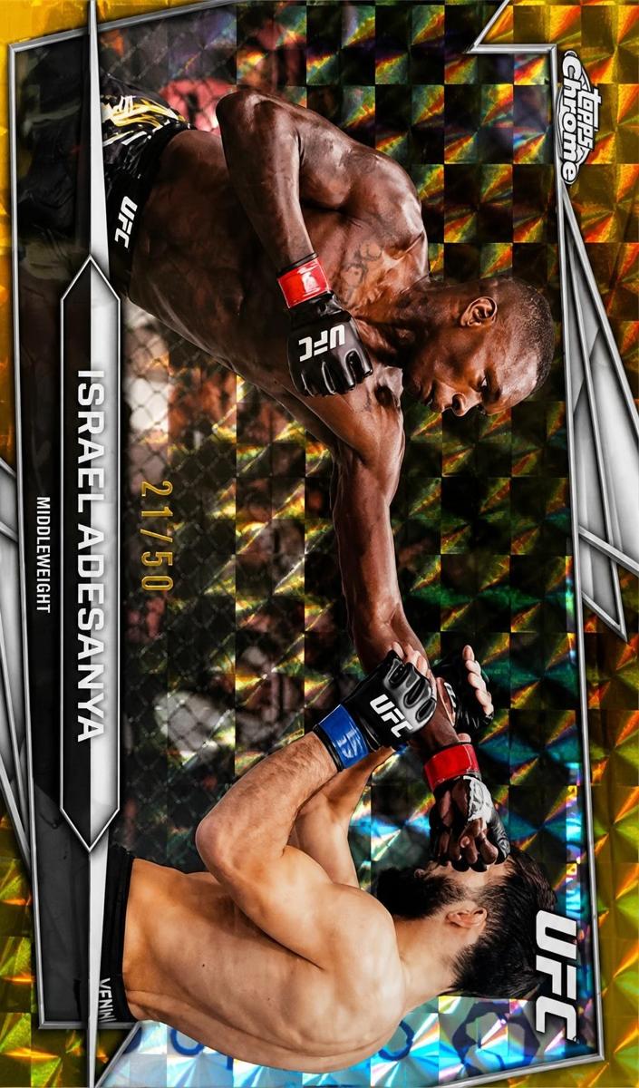 2026 Israel Adesanya [Gold Refractor] #197