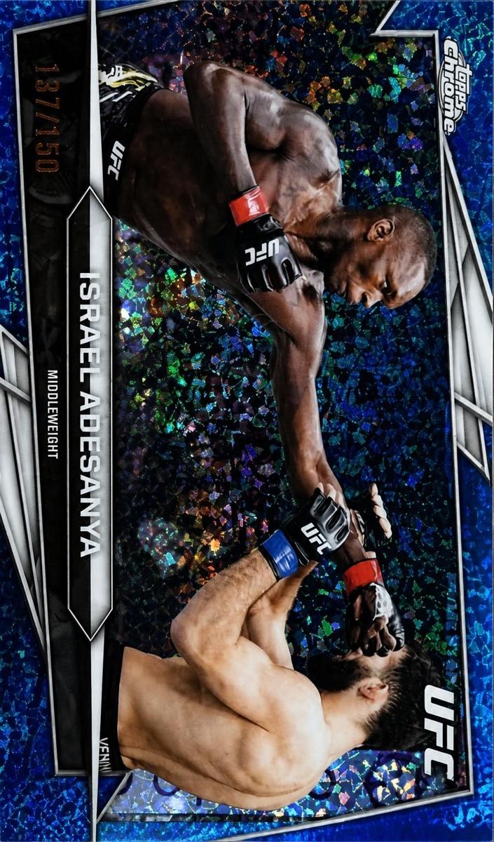 2026 Israel Adesanya [Blue Refractor] #197