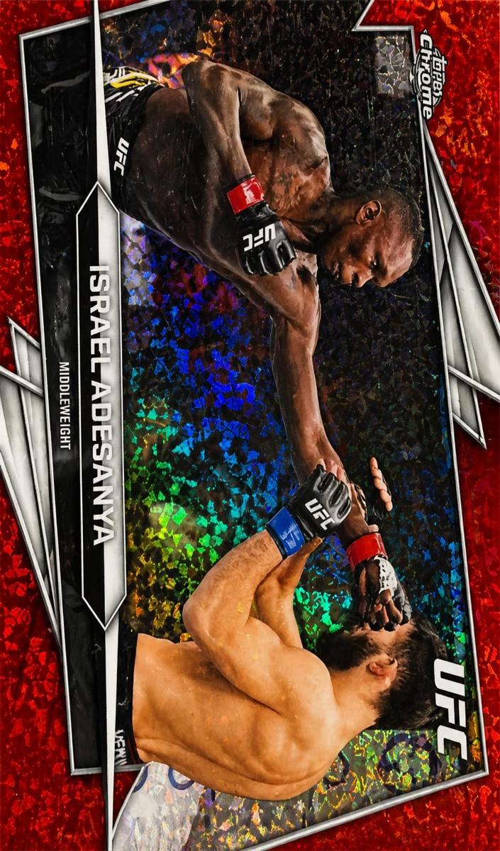 2026 Israel Adesanya [Red Refractor] #197