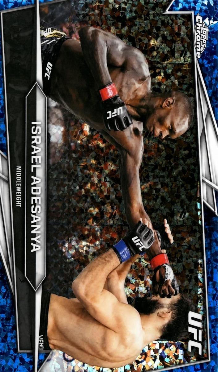 2026 Israel Adesanya [Blue Mini-Diamonds Refractor] #197