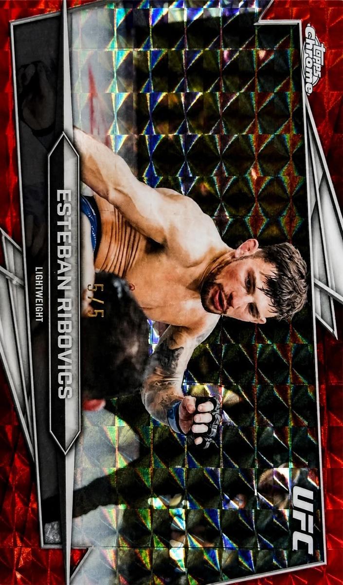 2026 Esteban Ribovics [Red Geometric Refractor] #49