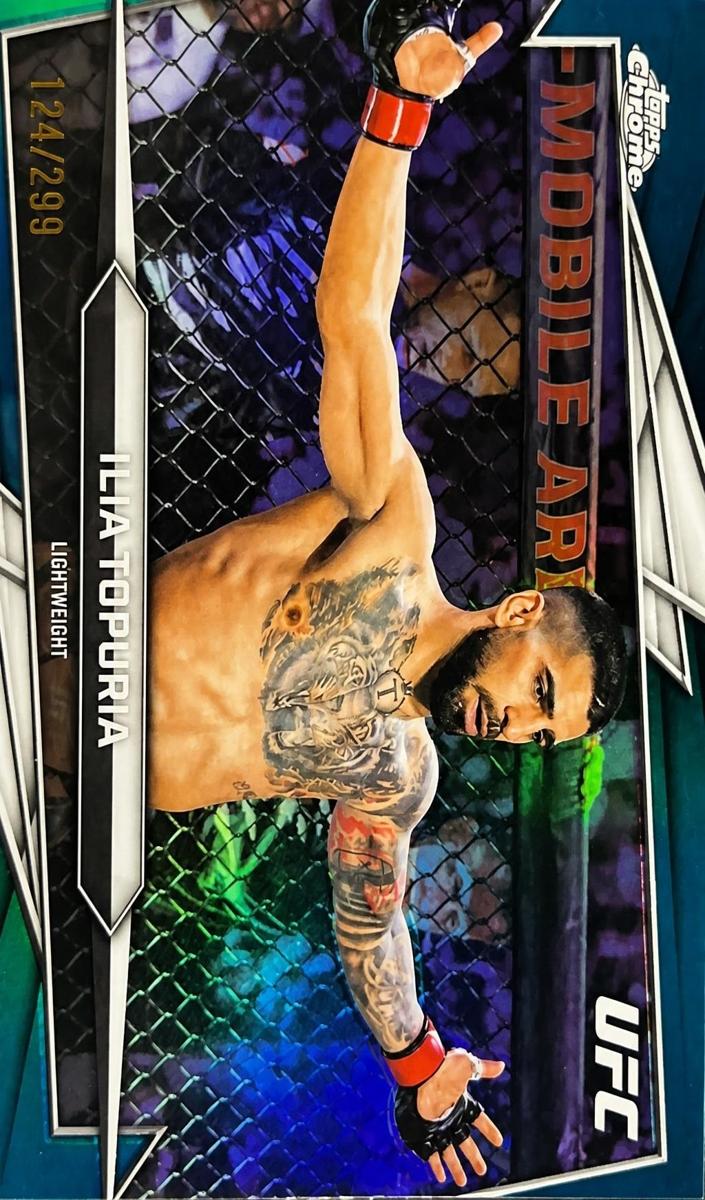 2026 Ilia Topuria [Teal Refractor] #1