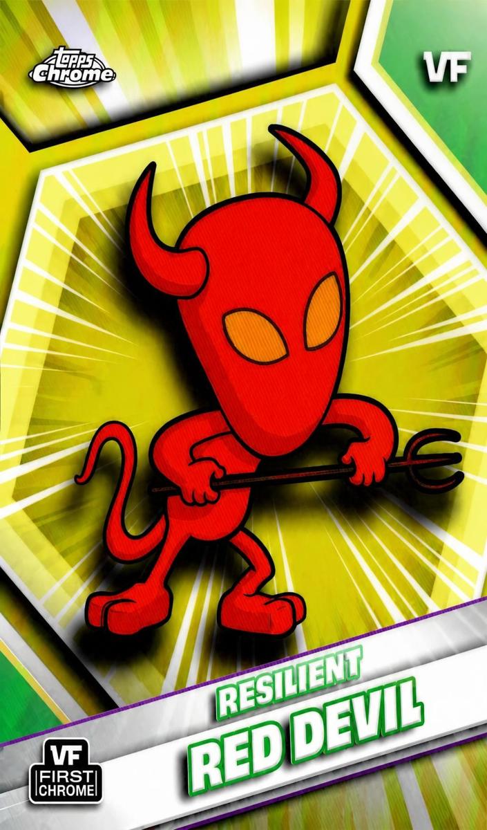 2026 Resilient Red Devil [Yellow Refractor] #66