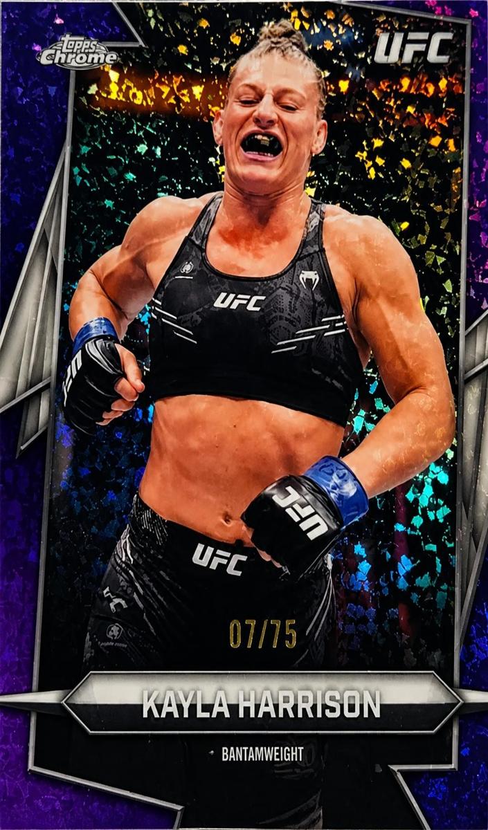 2026 Kayla Harrison [Purple Mini-Diamonds Refractor] #55
