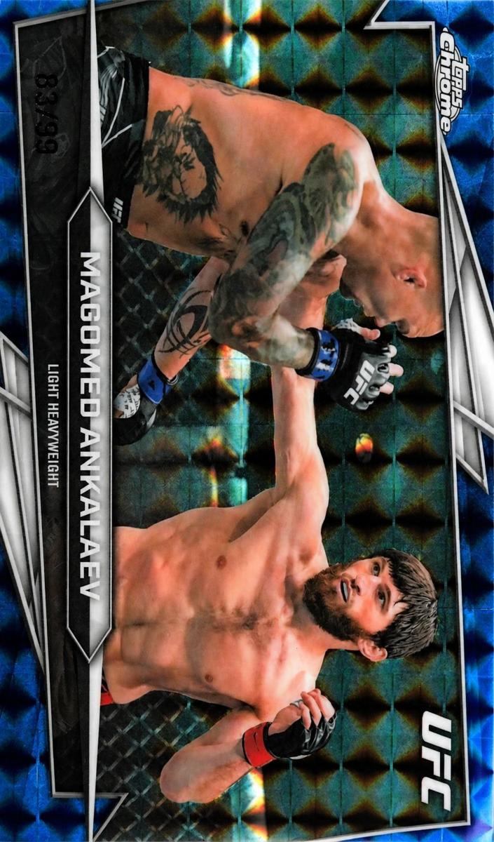 2026 Magomed Ankalaev [Blue Geometric Refractor] #60