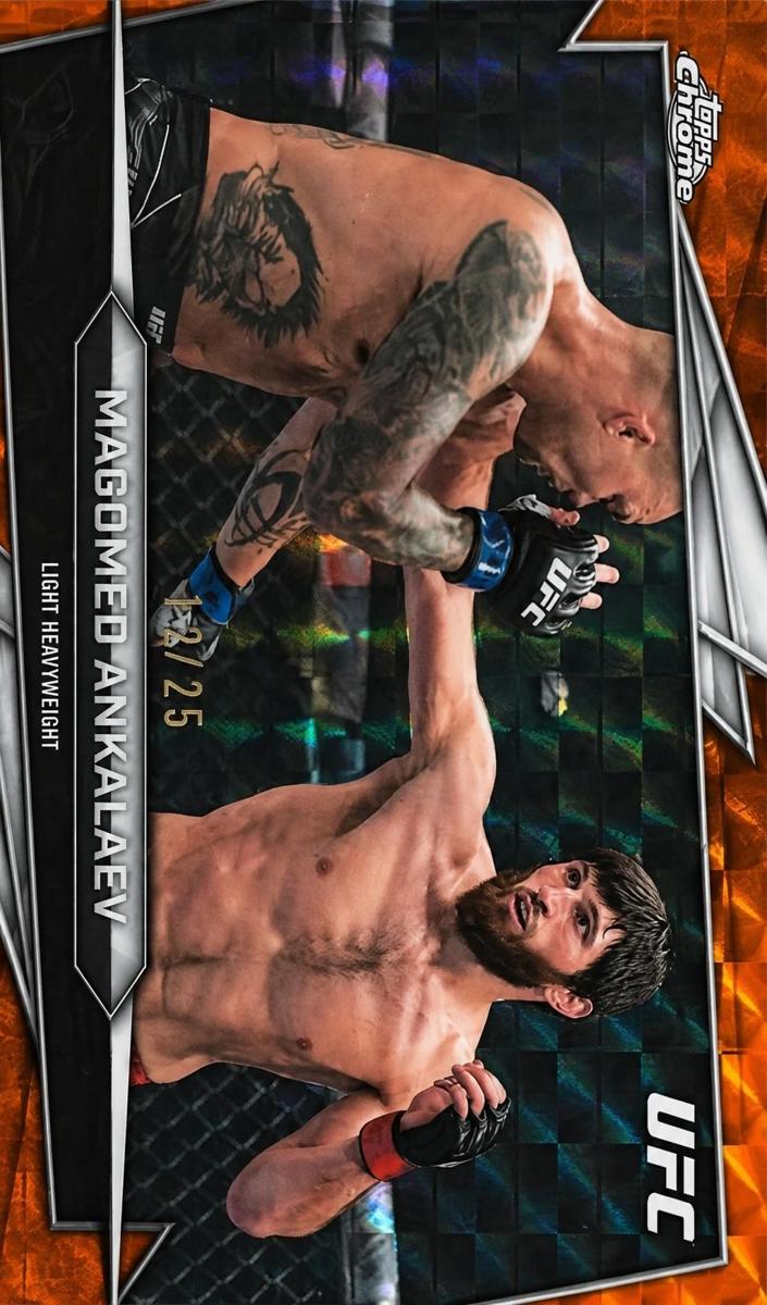 2026 Magomed Ankalaev [Orange Geometric Refractor] #60