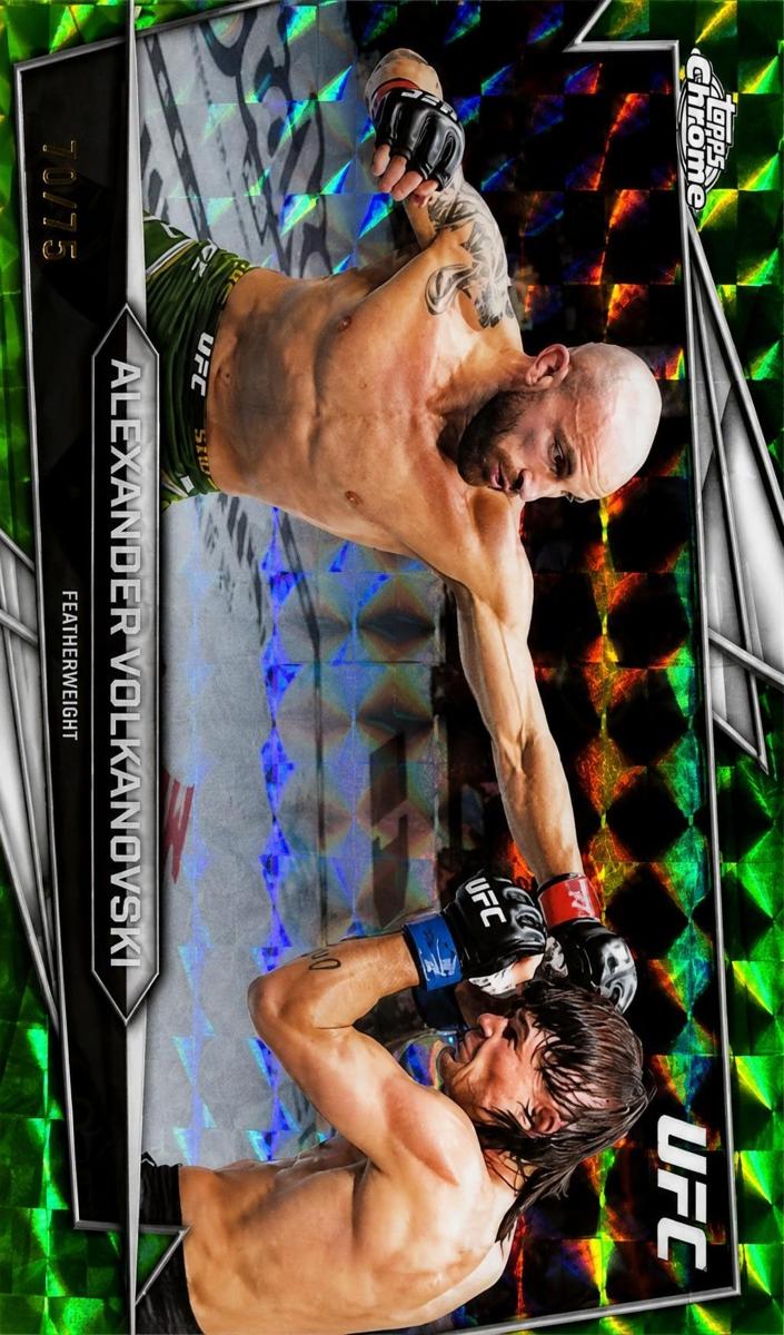 2026 Alexander Volkanovski [Green Geometric Refractor] #30