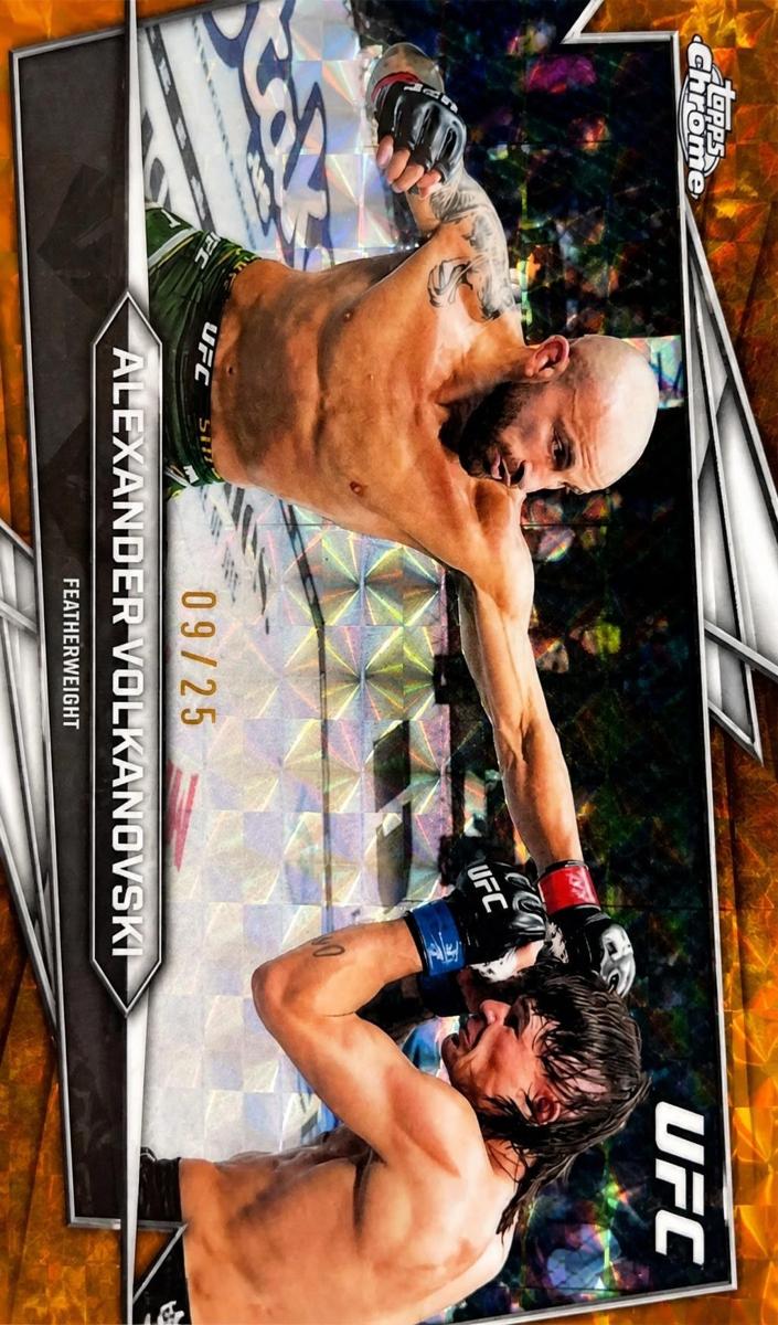 2026 Alexander Volkanovski [Orange Geometric Refractor] #30