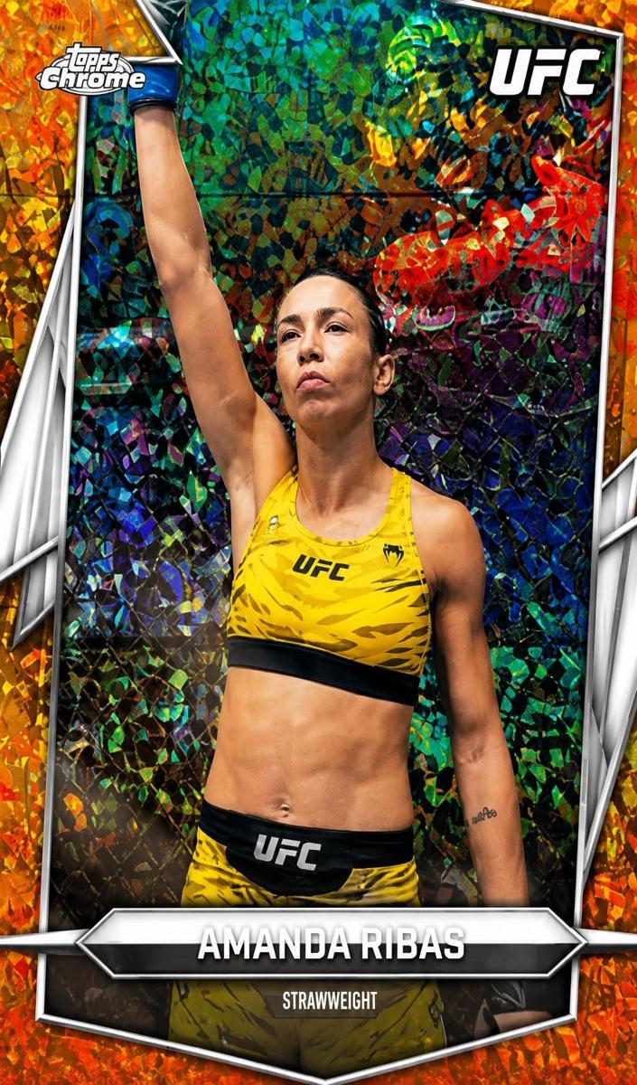 2026 Amanda Ribas [Orange Mini-Diamonds Refractor] #32