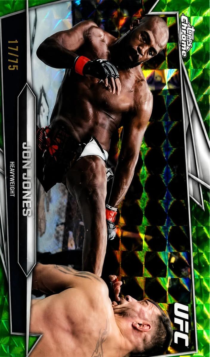 2026 Jon Jones [Green Geometric Refractor] #36