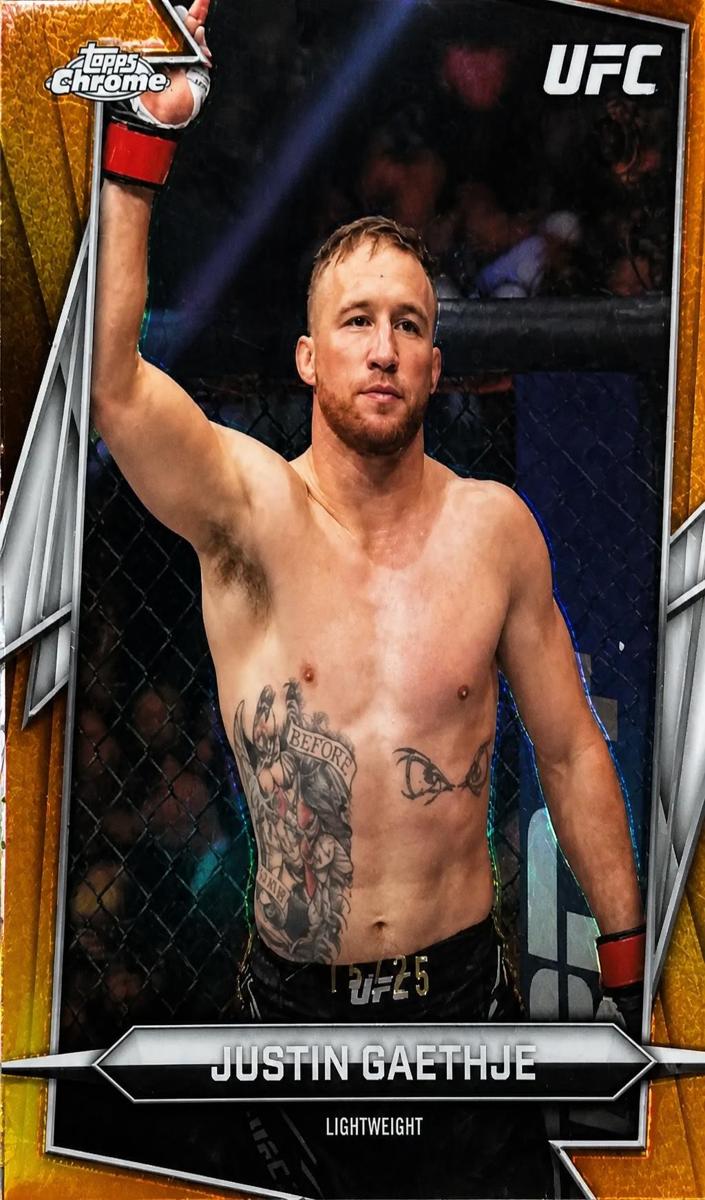 2026 Justin Gaethje [Orange Refractor] #39