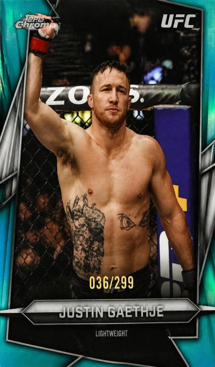 2026 Justin Gaethje [Teal Refractor] #39