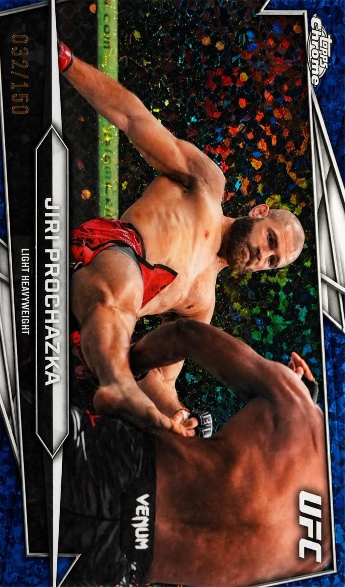 2026 Jiri Prochazka [Blue Mini-Diamonds Refractor] #42