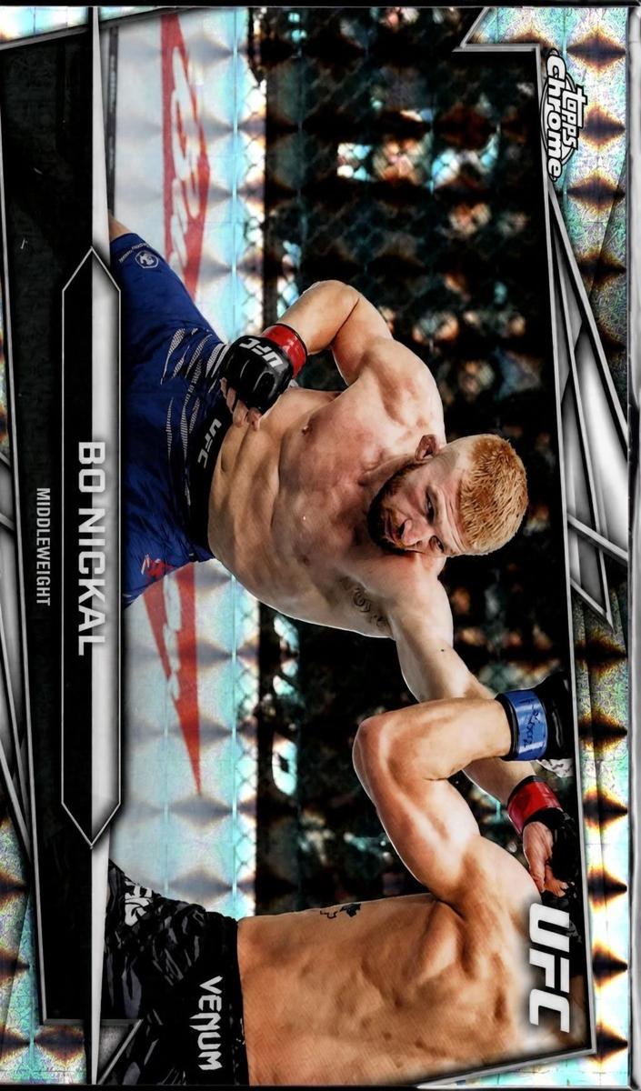 2026 Topps Chrome Bo Nickal [Geometric Refractor] #46 card