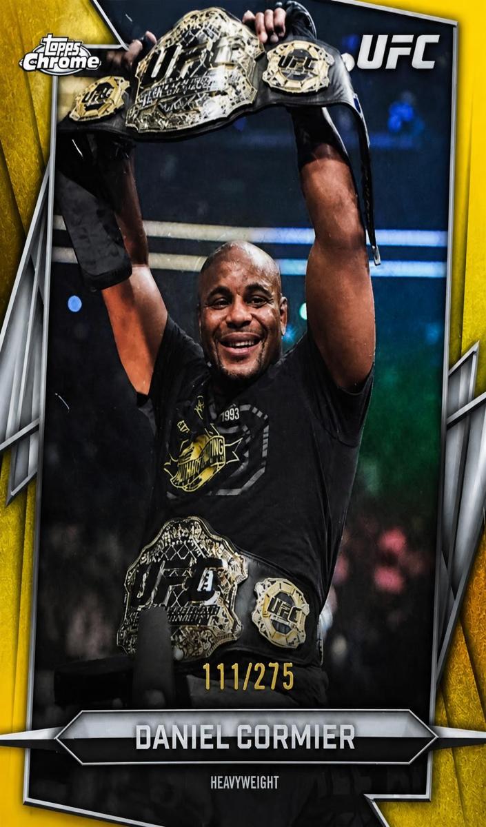 2026 Daniel Cormier [Yellow Refractor] #8
