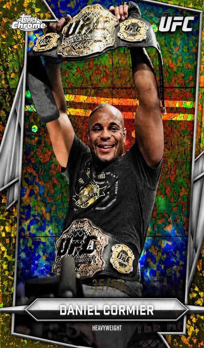 2026 Daniel Cormier [Gold Mini-Diamonds Refractor] #8