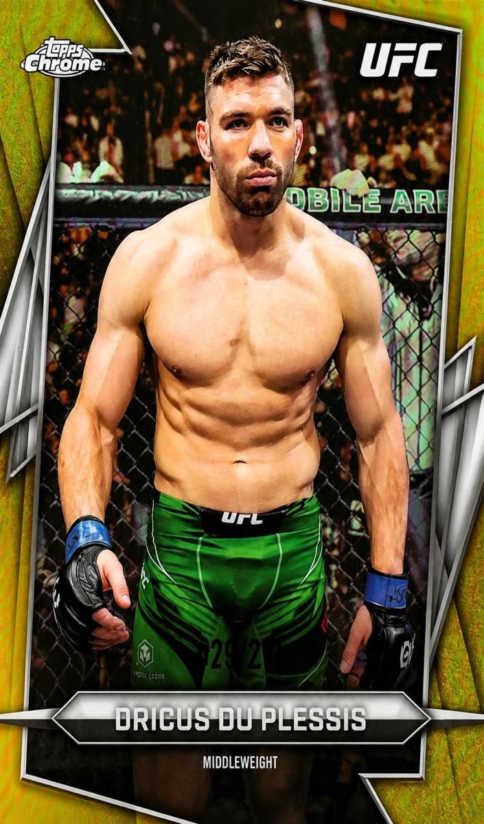 2026 Dricus Du Plessis [Yellow Refractor] #10