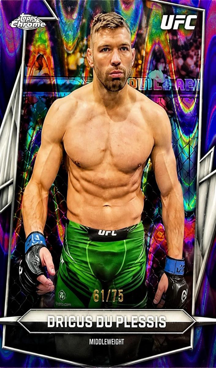 2026 Dricus Du Plessis [Purple RayWave Refractor] #10