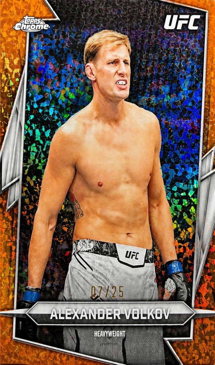 2026 Topps Chrome Alexander Volkov [Orange Refractor] #12 card