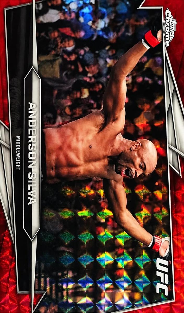 2026 Anderson Silva [Red Geometric Refractor] #14