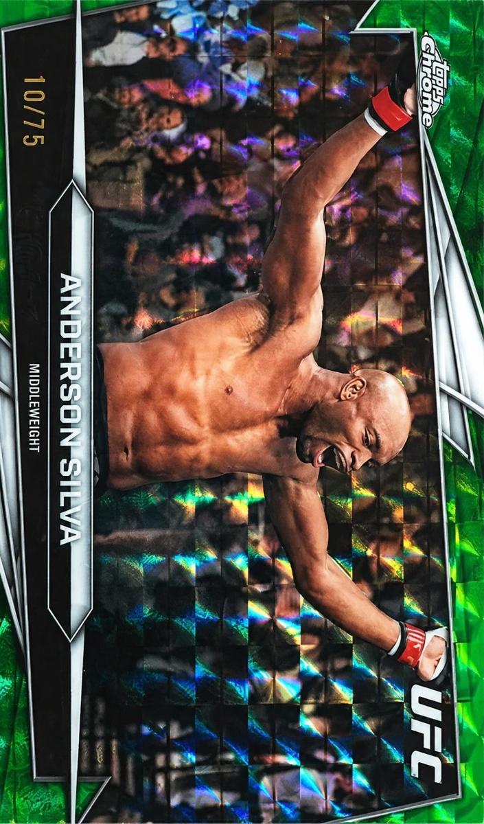 2026 Anderson Silva [Green Geometric Refractor] #14