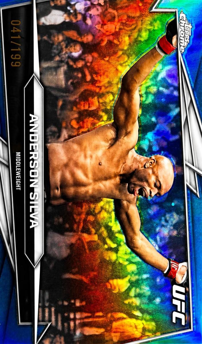 2026 Anderson Silva [Teal Refractor] #14