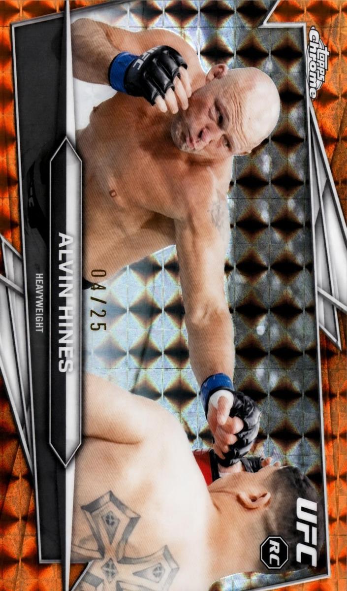 2026 Alvin Hines [Orange Geometric Refractor] #16