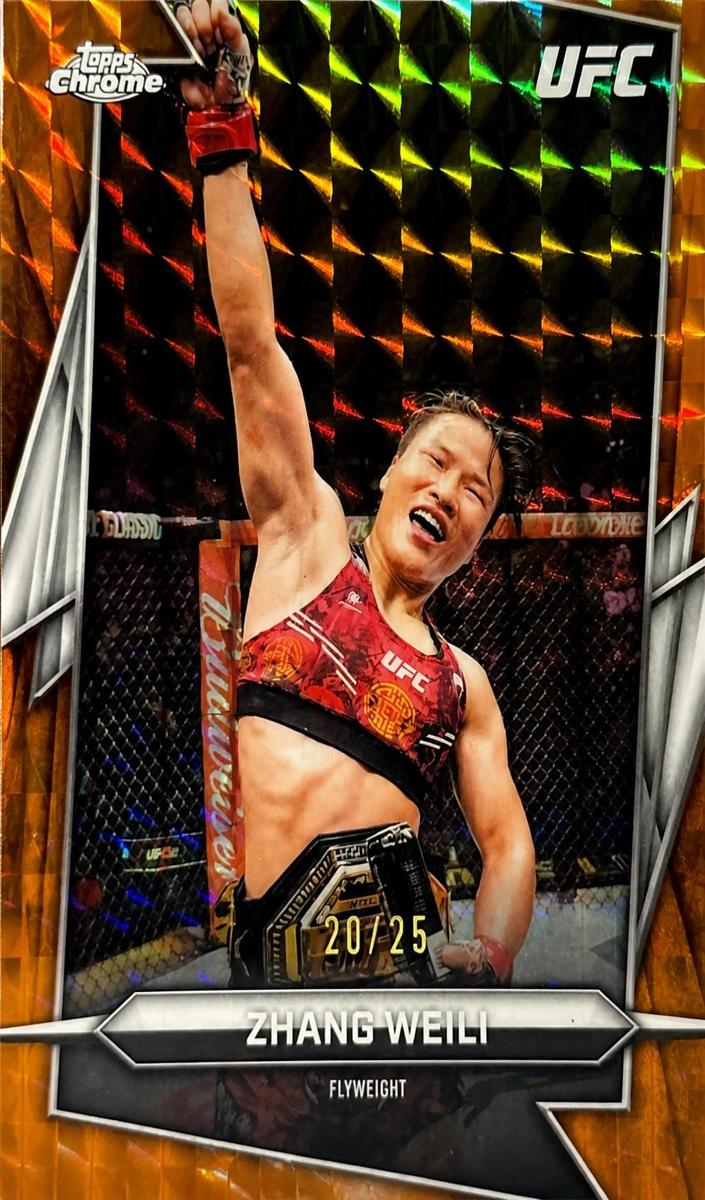 2026 Zhang Weili [Orange Geometric Refractor] #20