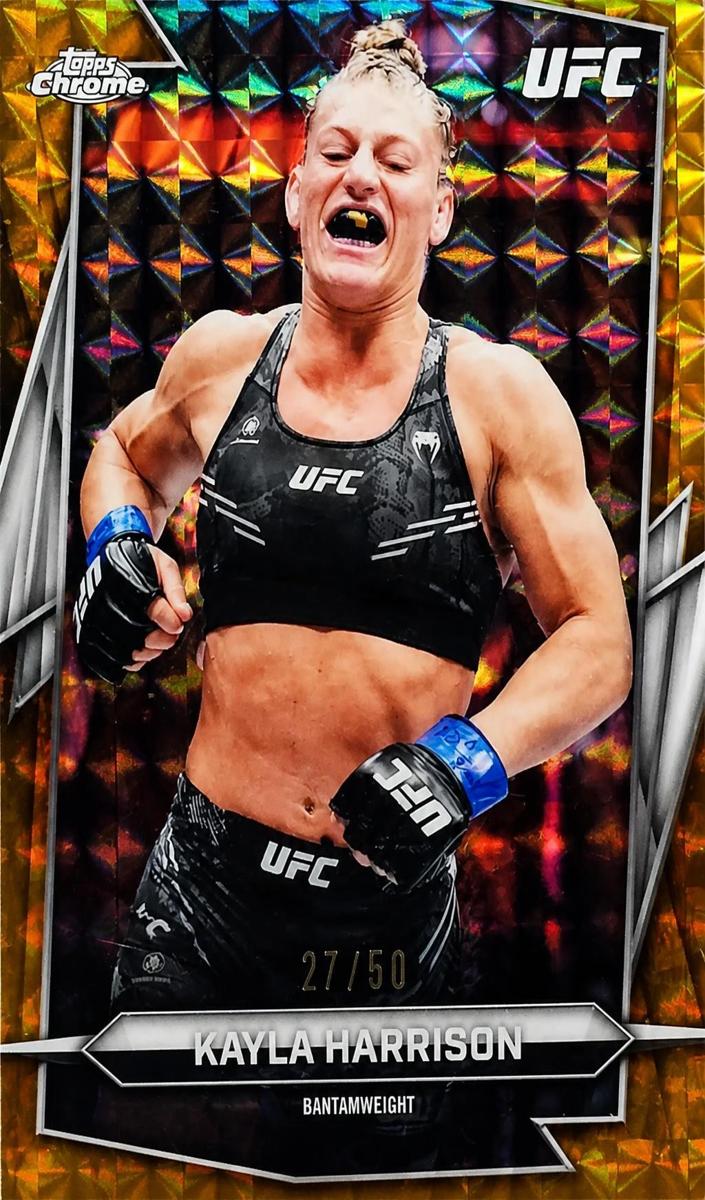 2026 Kayla Harrison [Gold Geometric Refractor] #55