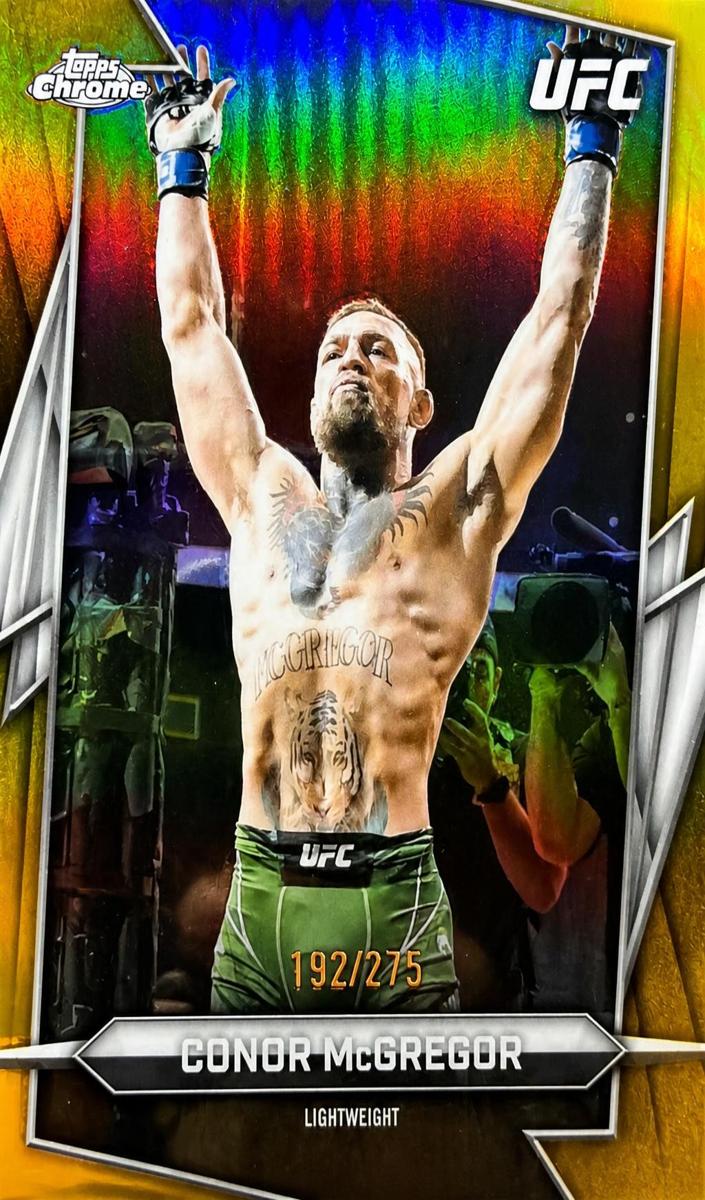 2026 Conor McGregor [Yellow Refractor] #5