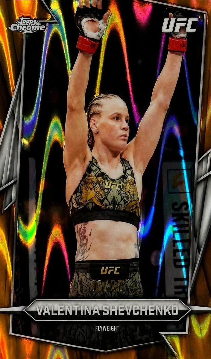 2026 Valentina Shevchenko [Orange RayWave Refractor] #3