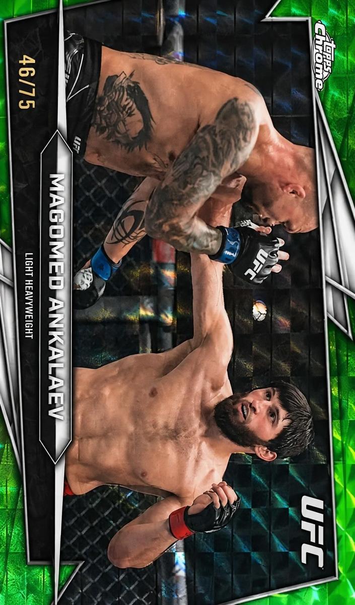 2026 Magomed Ankalaev [Green Geometric Refractor] #60