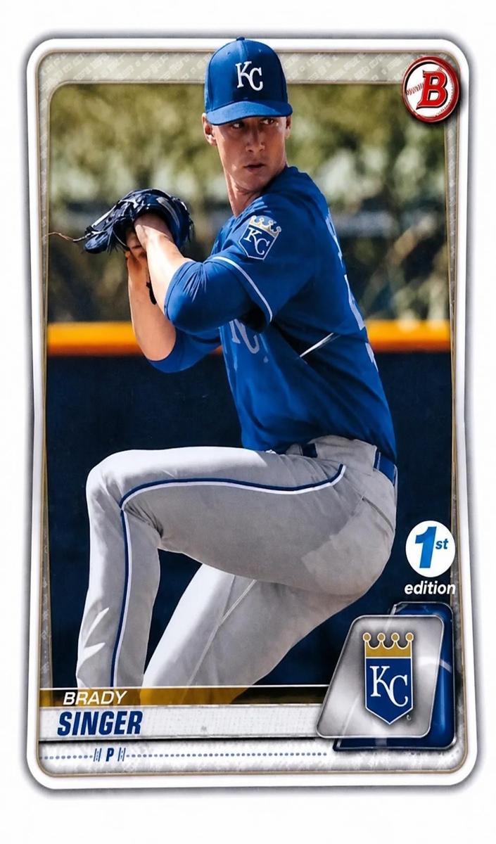 2020 Bowman 1st Edition Brady Singer #BFE-42 card
