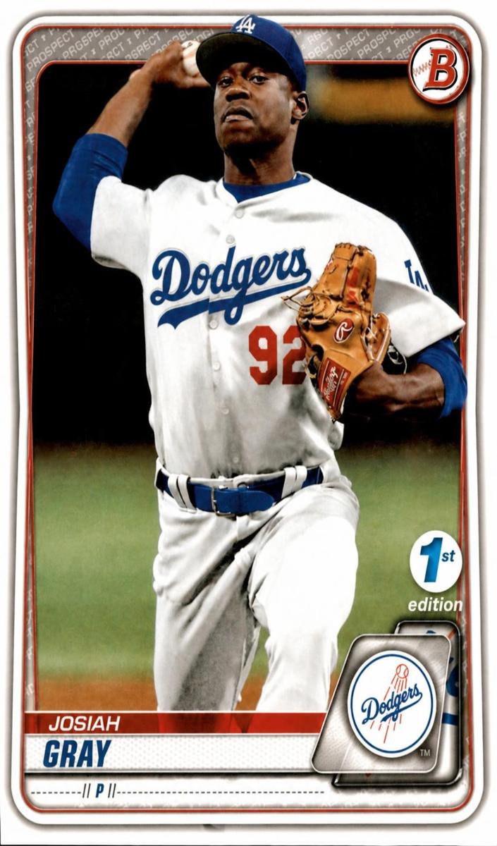 2020 Bowman 1st Edition Josiah Gray #BFE-48 card
