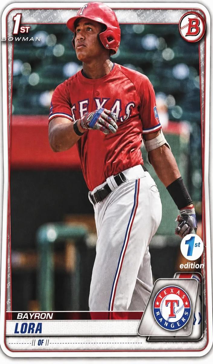 2020 Bowman 1st Edition Bayron Lora #BFE-52 card