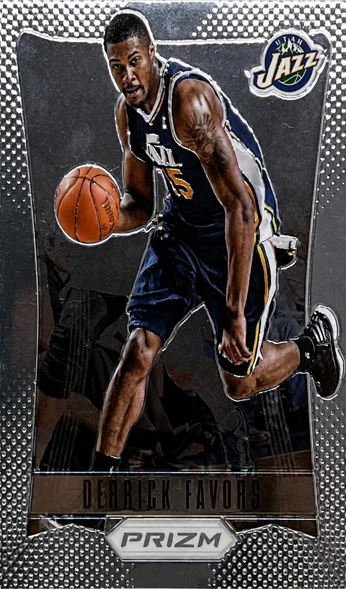 2012 Panini Prizm Derrick Favors #105 card