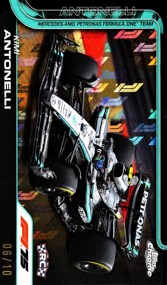 2025 Kimi Antonelli [Black LogoFractor] #80