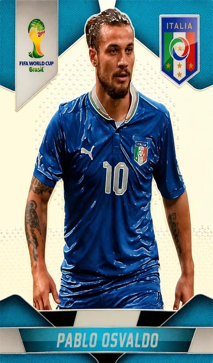 2014 Panini Prizm World Cup Pablo Osvaldo #133 card