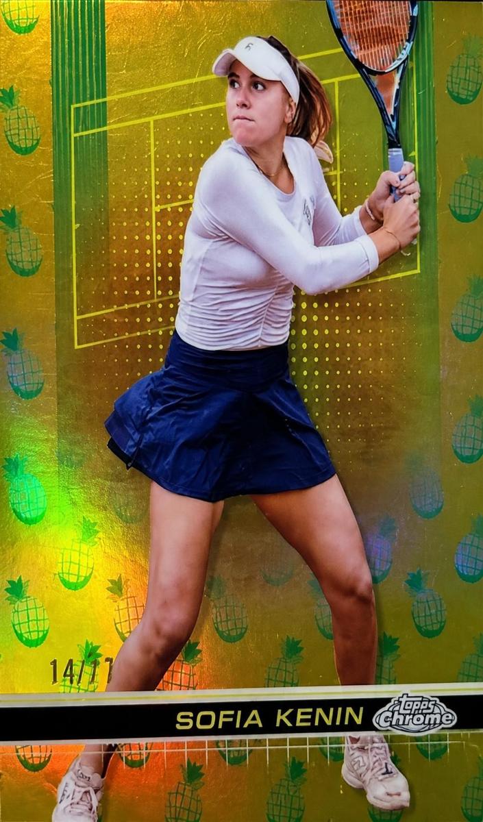 2024 Topps Chrome Sofia Kenin #91 card